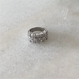 Premier Designs CZ Baguette Ring